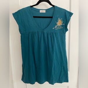 Locher’s Hand-Embroidered Cotton Tunic T-Shirt